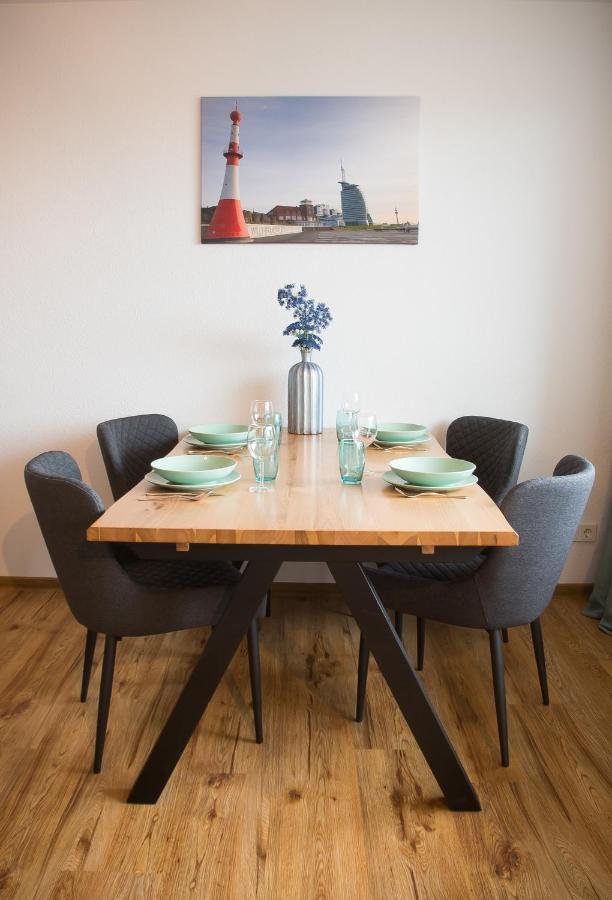Ferienwohnung Parkblick เบรเมอร์ฮาเฟิน ภายนอก รูปภาพ